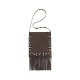 Valentino Garavani Brown Leather Shoulder Bag